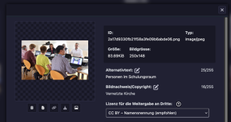 Detailinformationen zu einem Bild